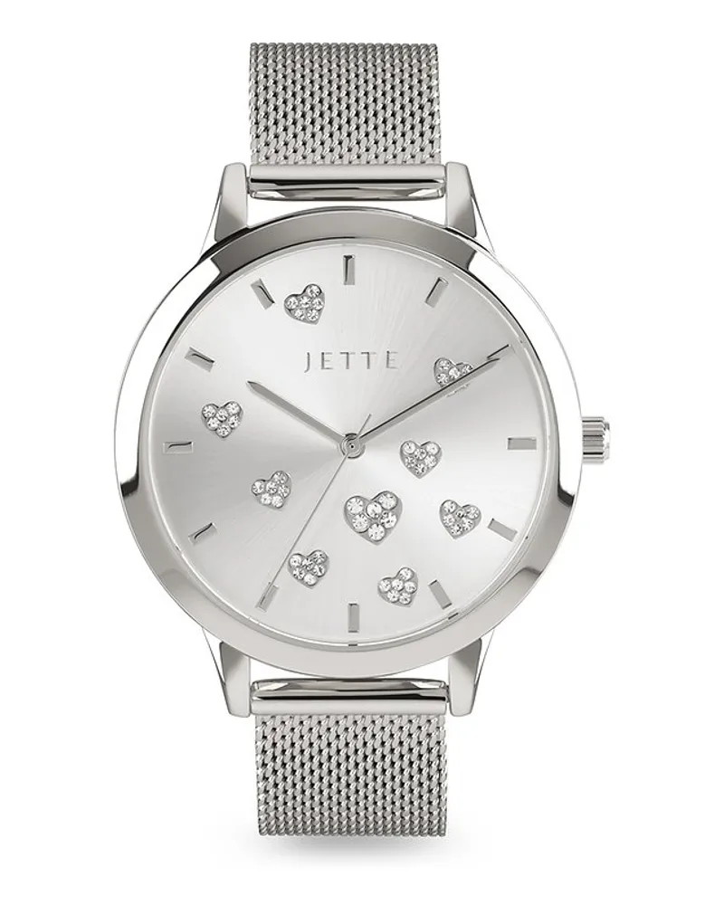 JETTE Damenuhr LOVE Silber
