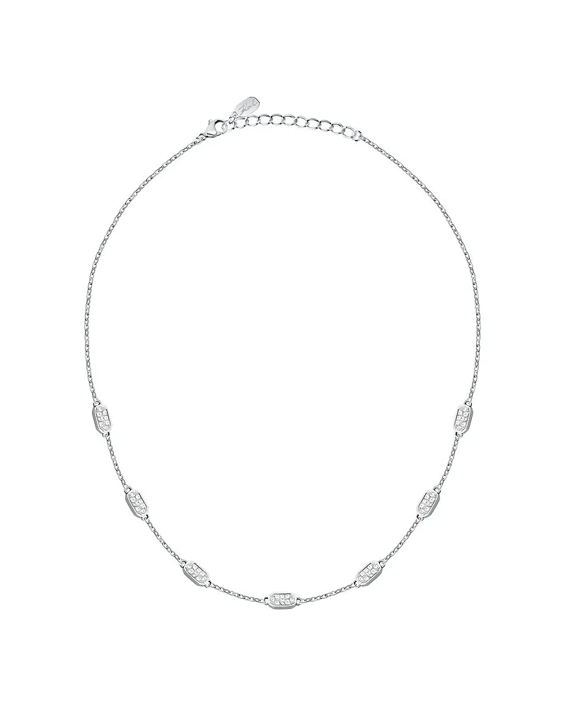 Karl Lagerfeld Kette Crystals Silber