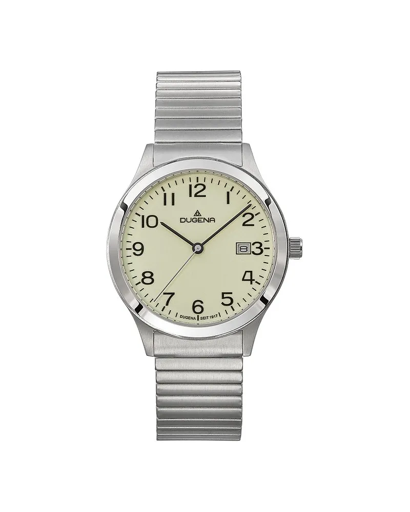 Dugena Herrenuhr Bari Silber