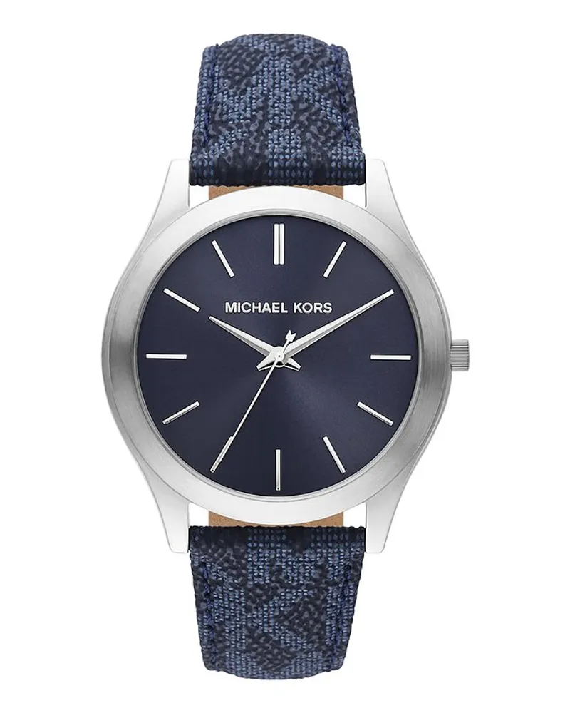 Michael Kors Herrenuhr Runway Slim Silber