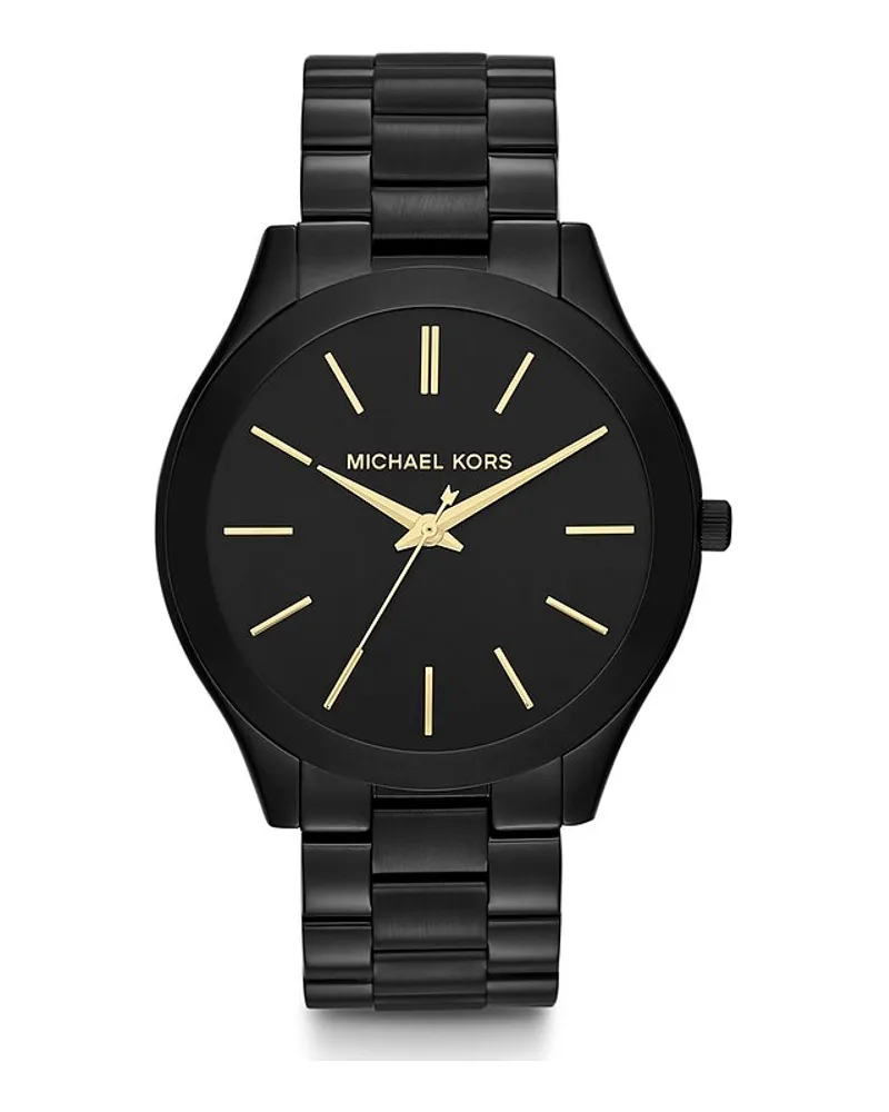 Michael Kors Damenuhr Runway Slim Schwarz