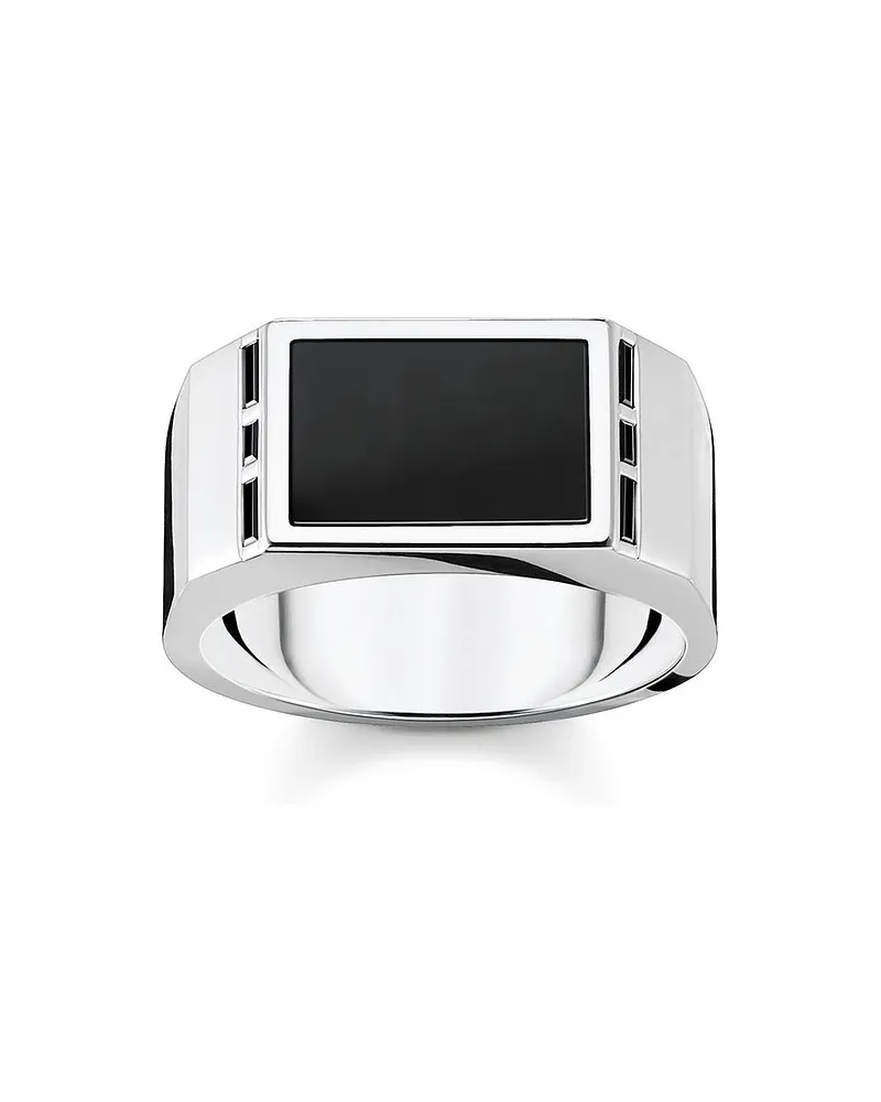Thomas Sabo Damenring Rebel at heart Schwarz