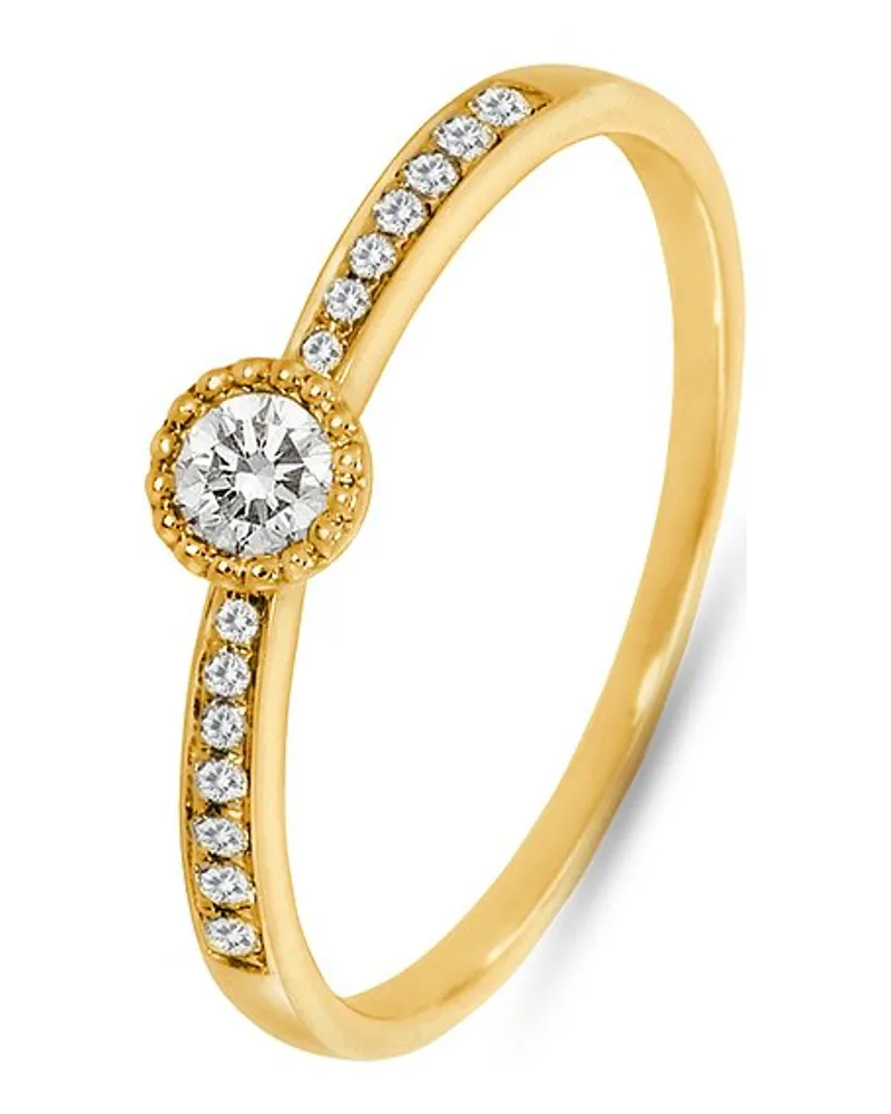 VALERIA Damenring Gelbgold