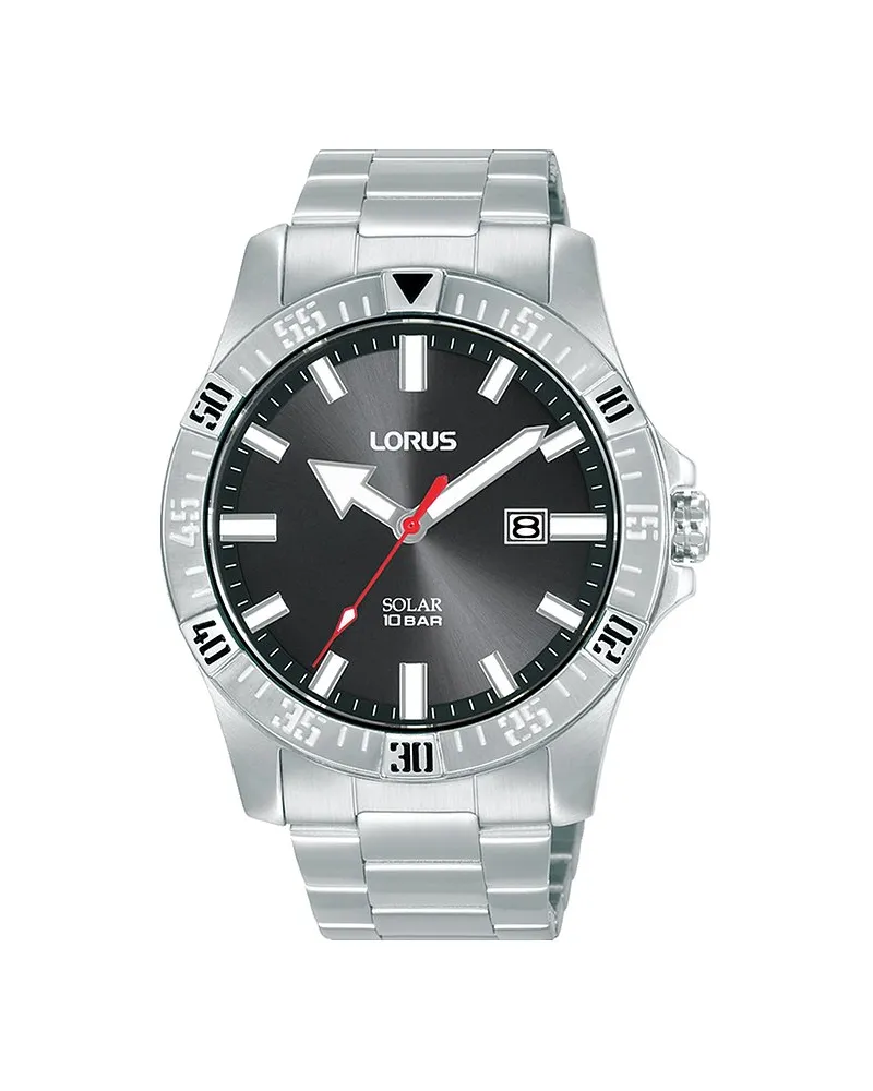 Lorus Herrenuhr Solar Silber