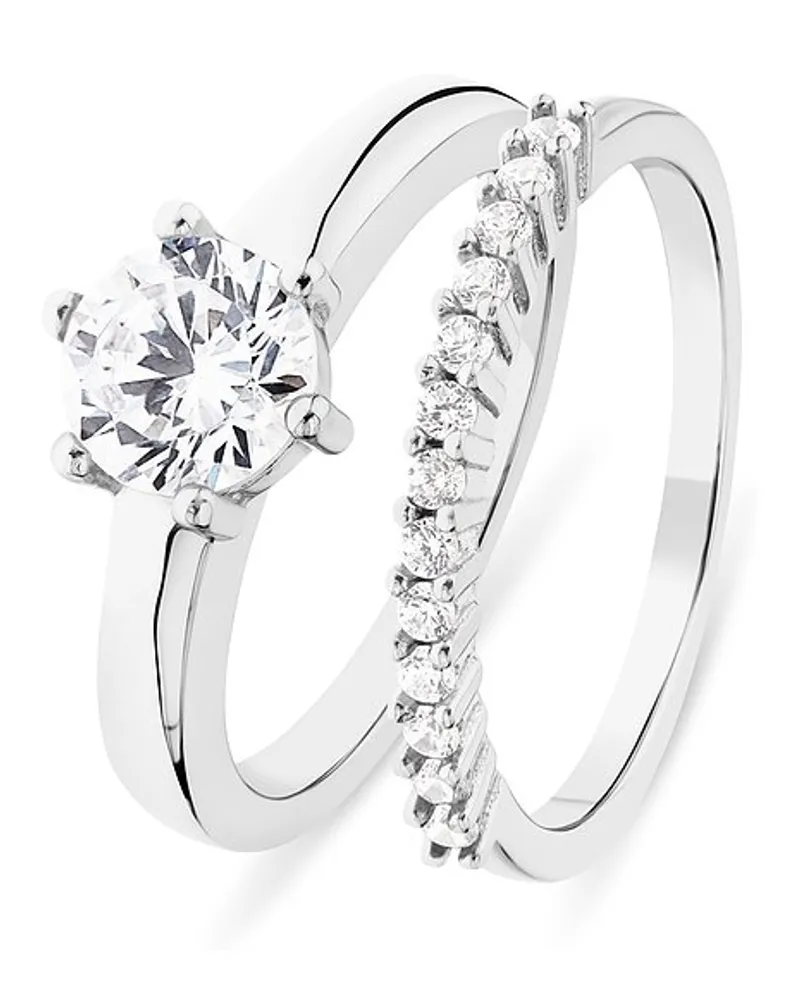 FAVS. Damenring Silber
