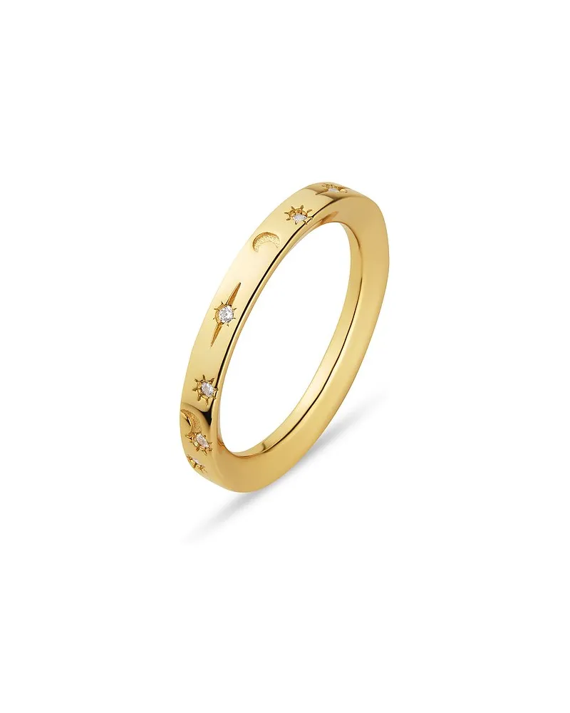 JETTE Damenring STARDUST Gelbgold