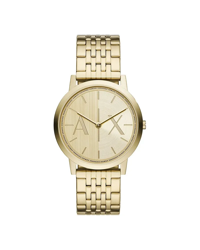 Armani Exchange Herrenuhr Gold