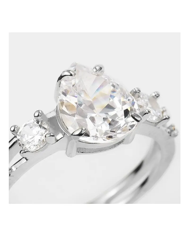 Jacques Lemans Damenring Silber