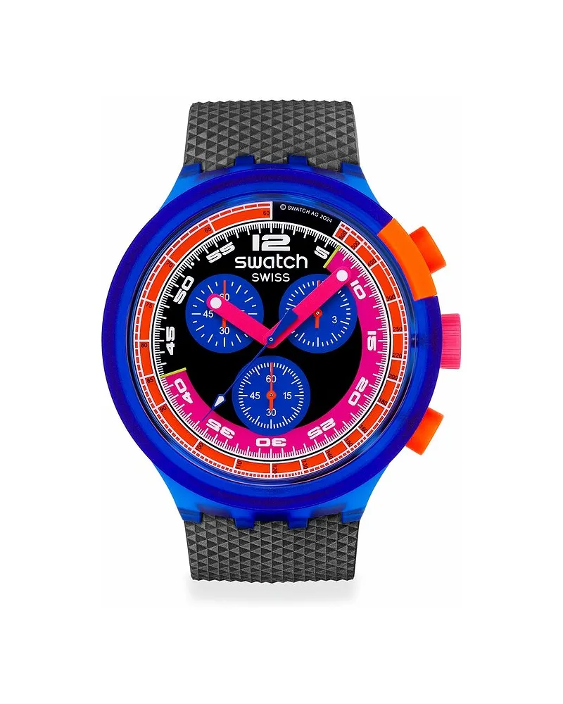 Swatch Unisexuhr 2411 SWATCH NEON Blau