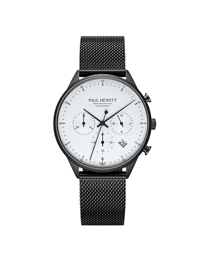 PAUL HEWITT Herrenuhr Chrono Schwarz