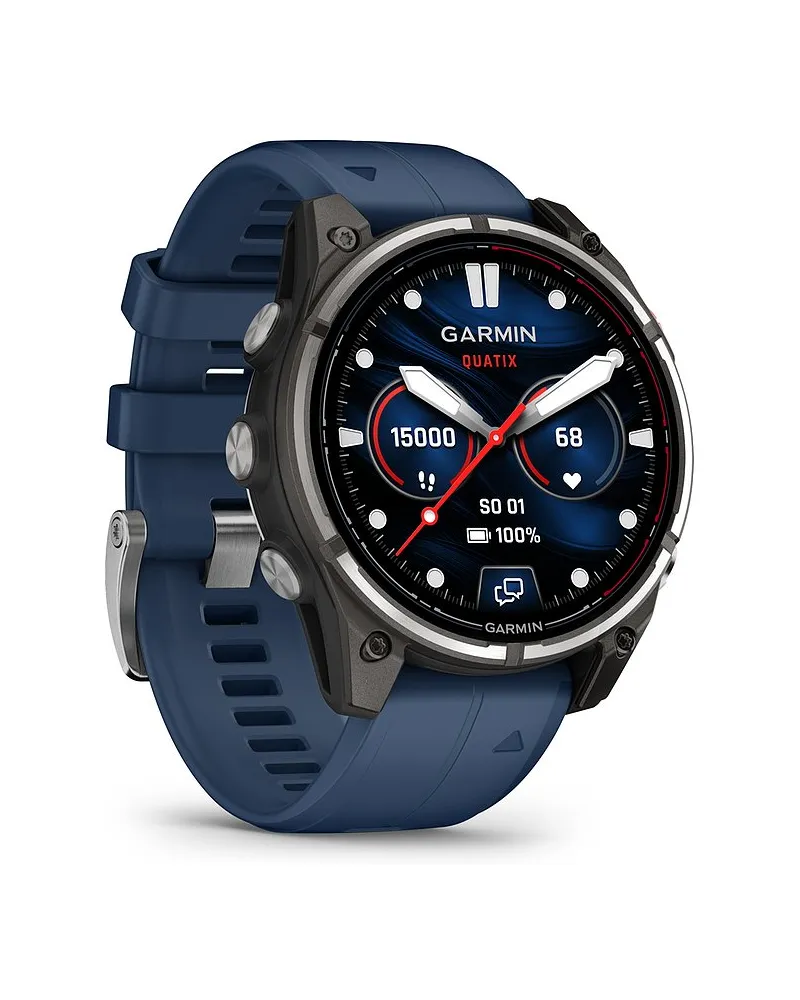 Garmin Smartwatch  47 mm Schwarz/Titanium Titan Anthrazit