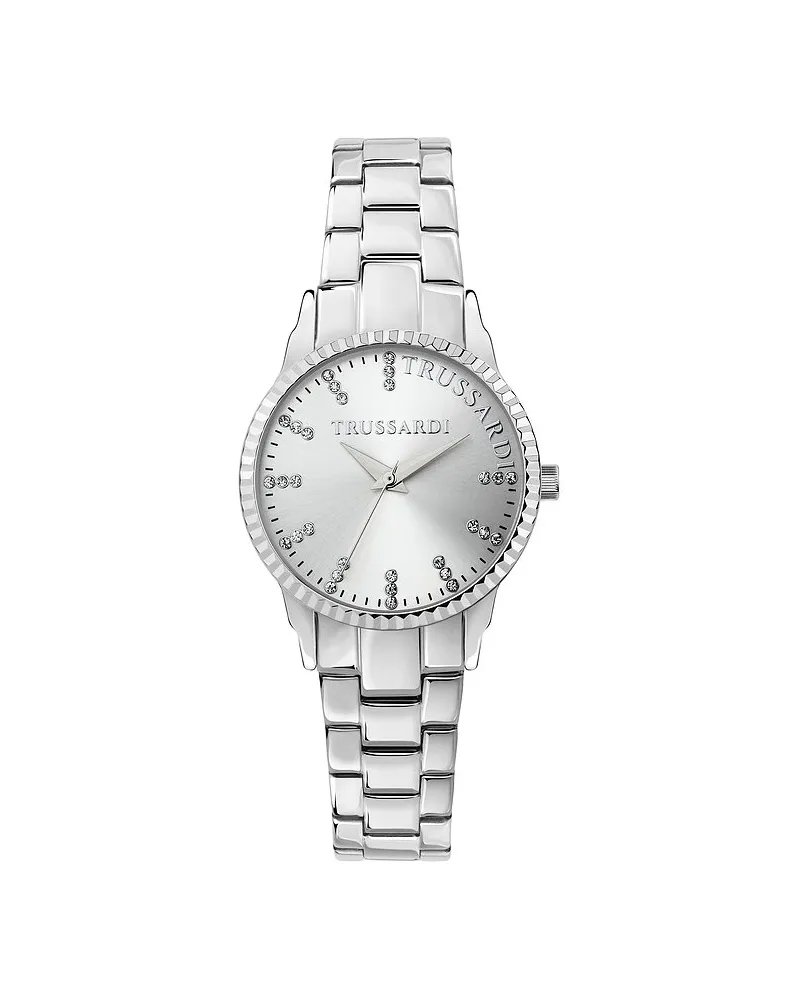 Trussardi Damenuhr T-Bent Silber