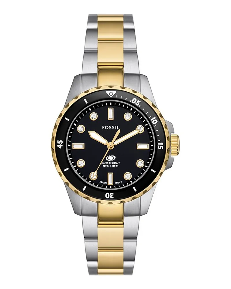 Fossil Damenuhr FOSSIL BLUE DIVE Silber