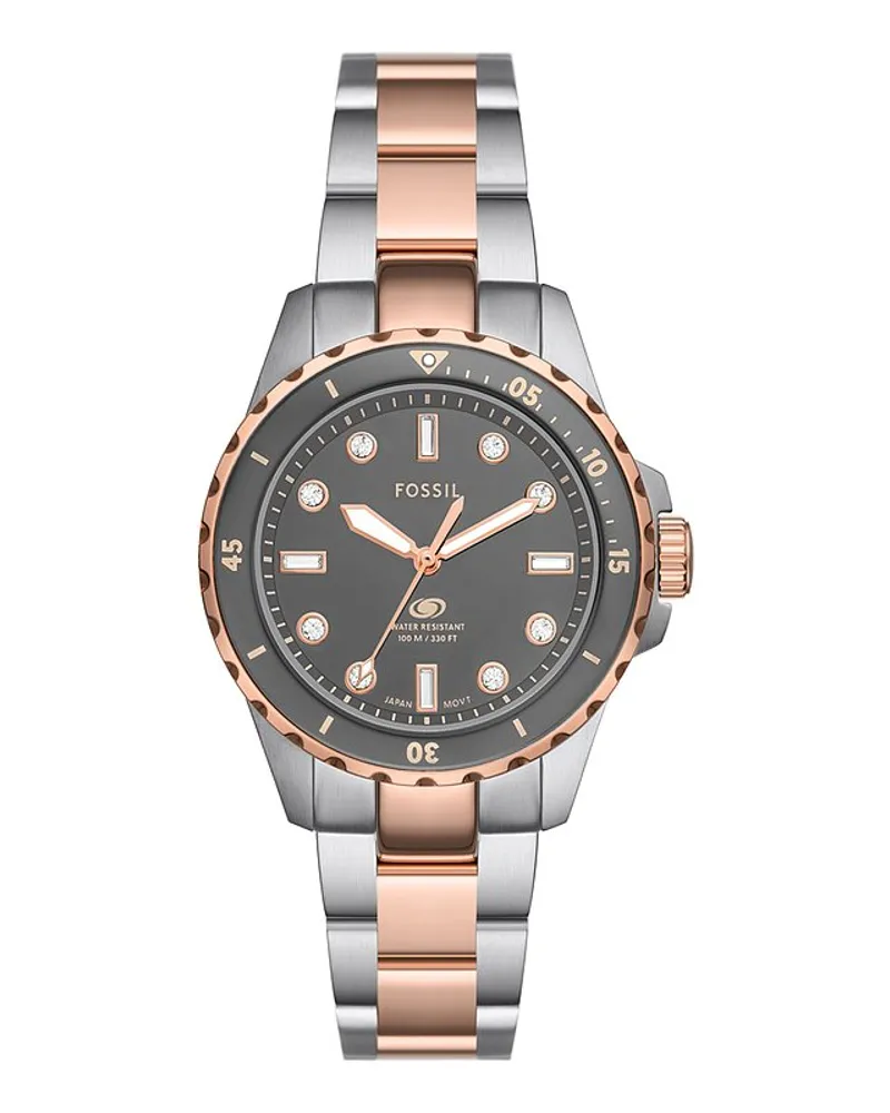 Fossil Damenuhr FOSSIL BLUE DIVE Silber