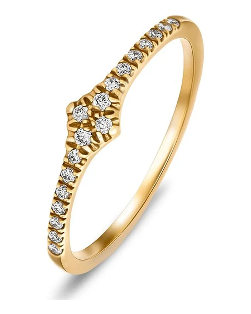 VALERIA Damenring Gelbgold