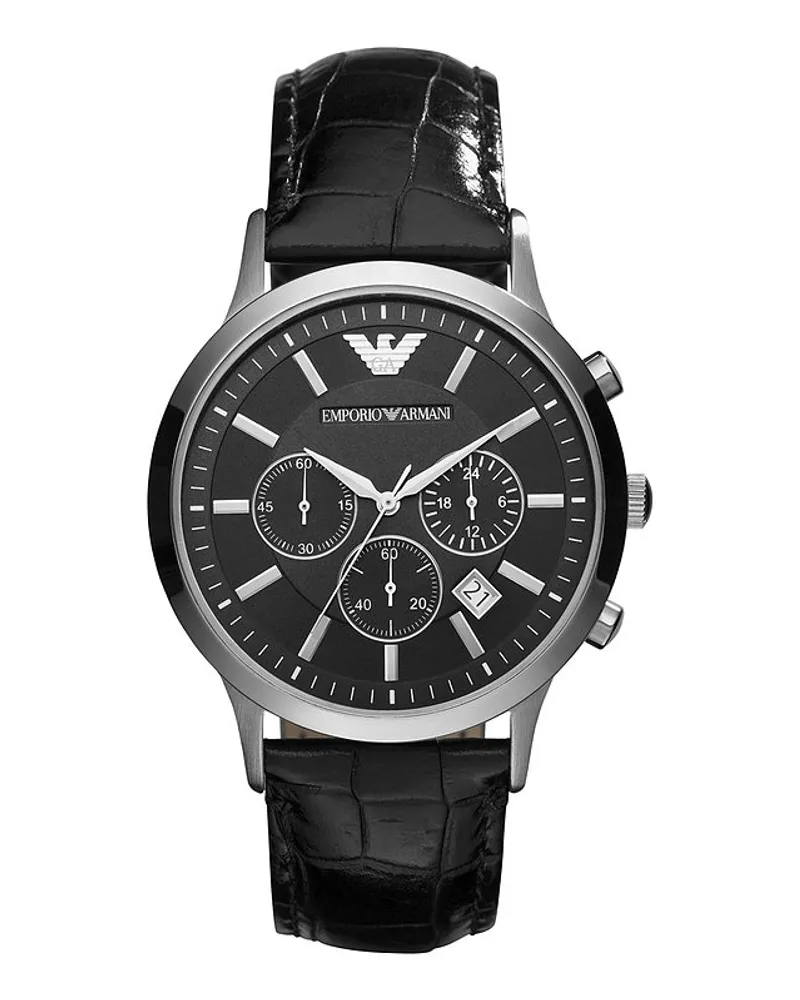 Emporio Armani Chronograph Silber