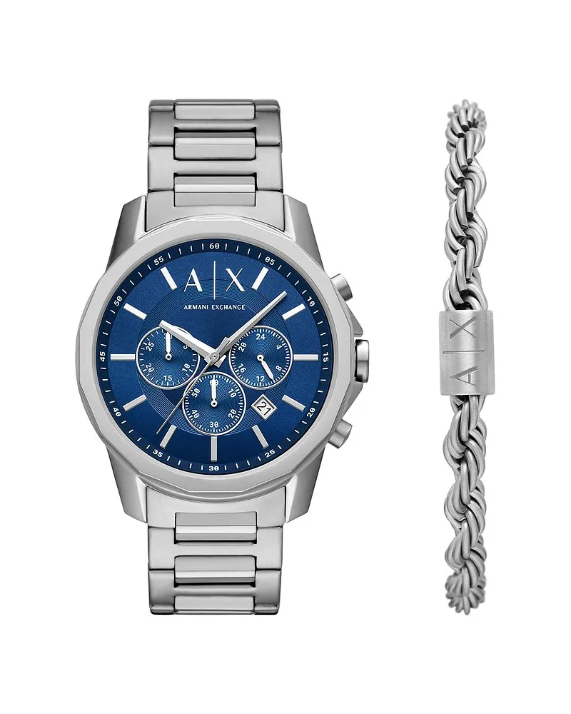 Armani Exchange Uhren-Set Holiday 2025 Silber