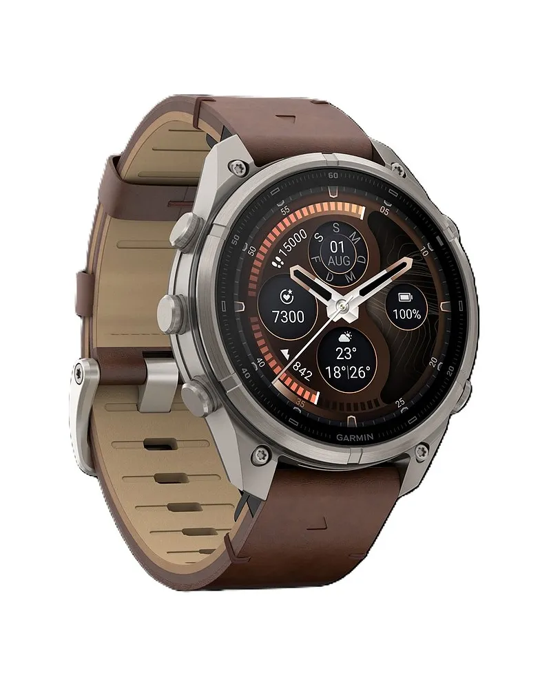 Garmin Smartwatch Fenix 9 Pro - inReach, 47mm Titan Silber