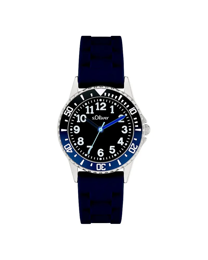 S.Oliver Kinderuhr für coole Jungs Silber