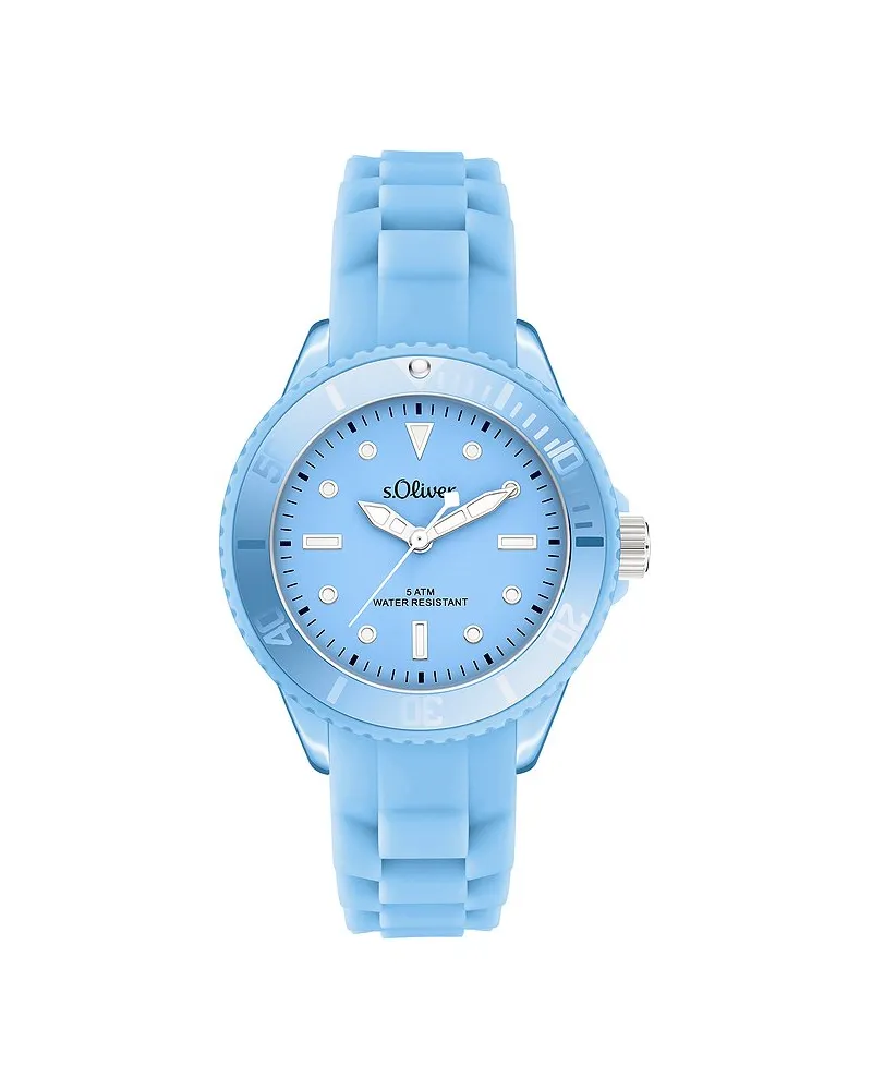 S.Oliver Damenuhr colors Blau