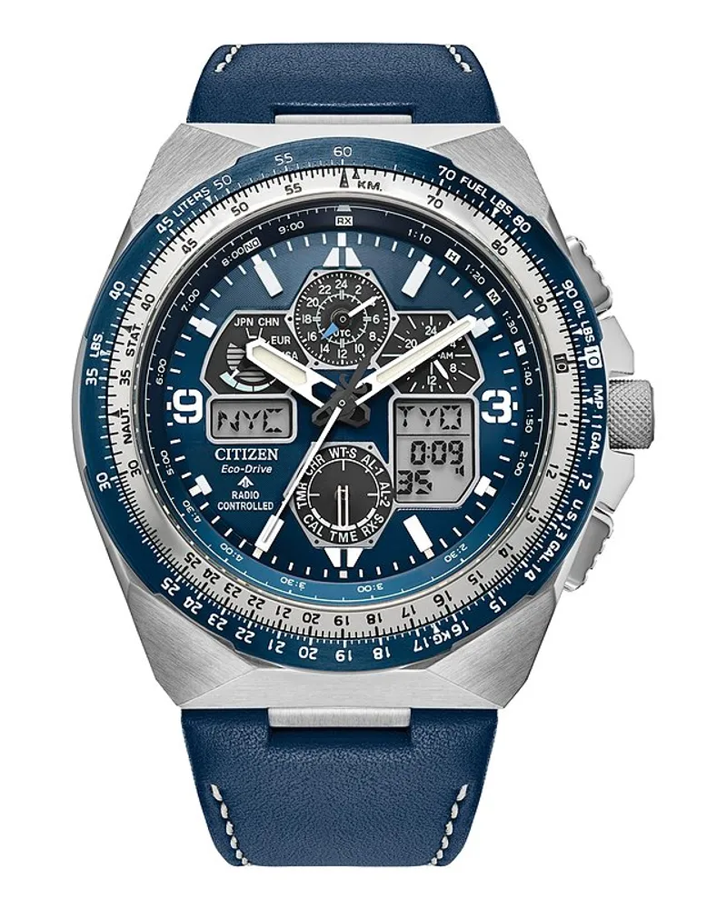 Citizen Herrenuhr Funkuhr Silber