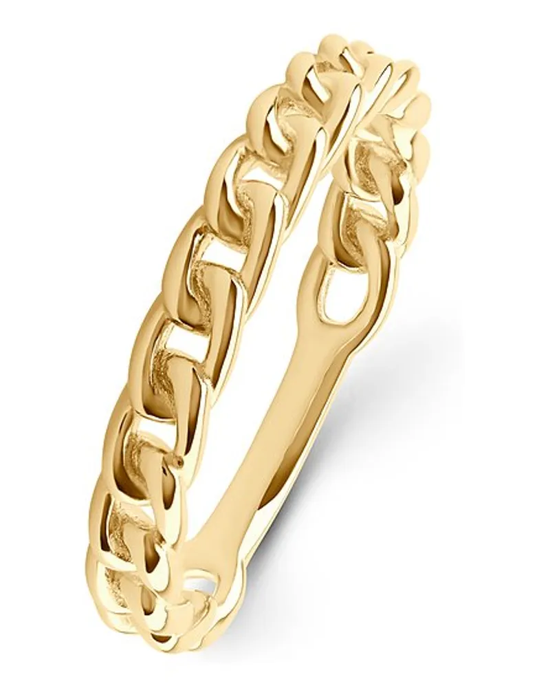 Esprit Damenring Flat Chain Gelbgold