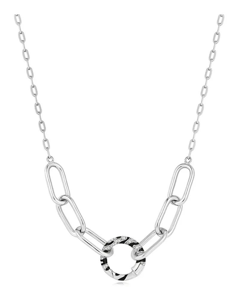 ANIA HAIE Kette Pop Charms Silber