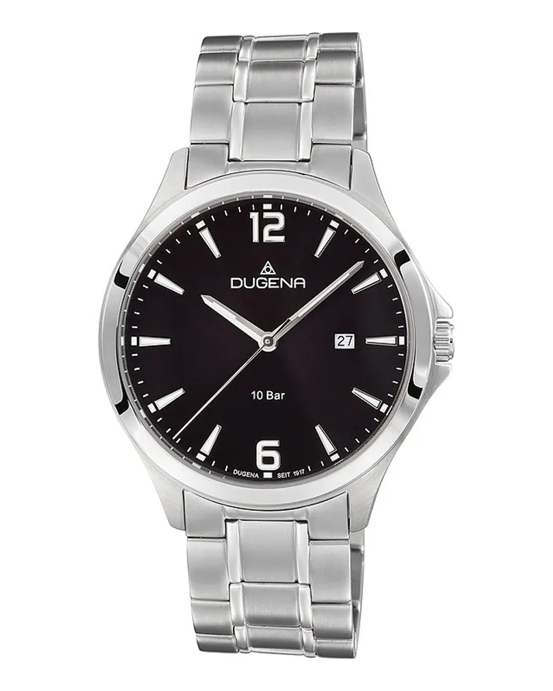 Dugena Herrenuhr Boston Silber