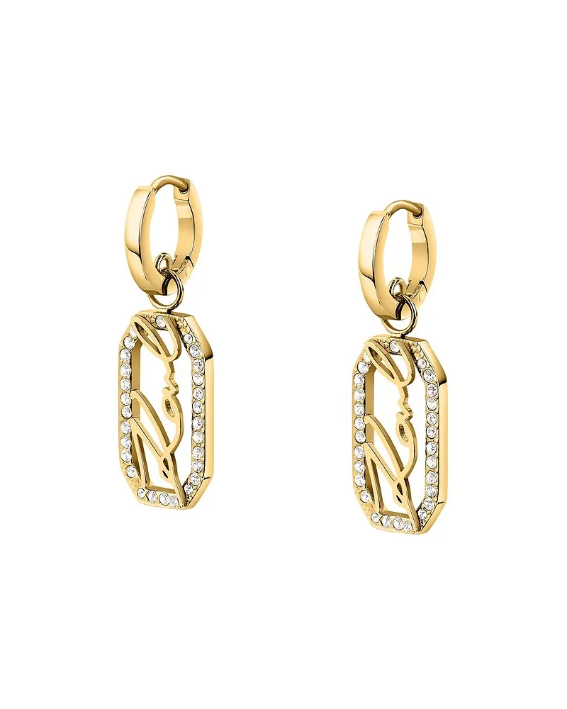 Karl Lagerfeld Ohrhänger Gelbgold