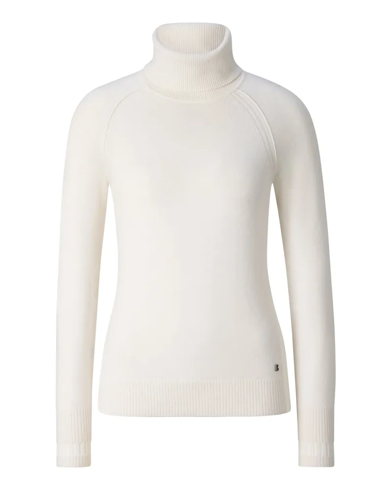 Bogner Schurwoll-Kaschmir-Pullover Vaiana für Damen - Off-White Off-white