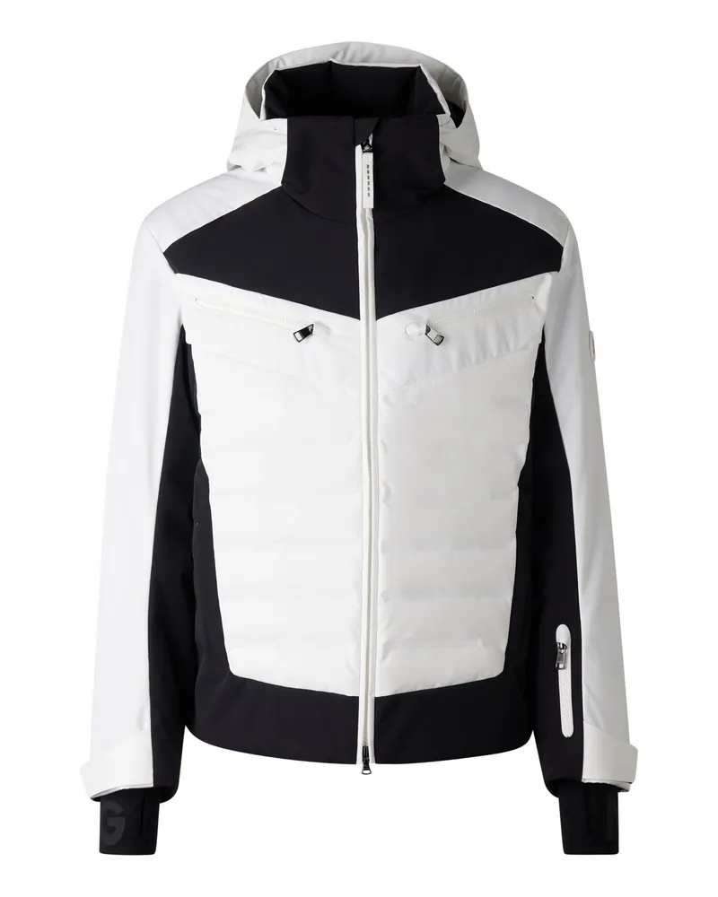 Bogner Ski-Daunenjacke Feliks für Herren - Weiß/Schwarz Weiß