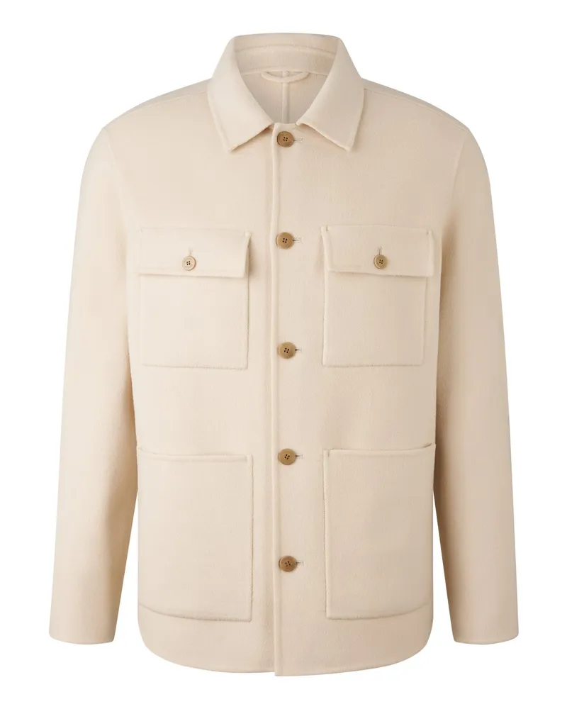 Bogner Doubleface-Overshirt Larry für Herren - Creme Creme