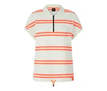 Polo-Shirt Gaja für Damen - Hellgrün/Koralle