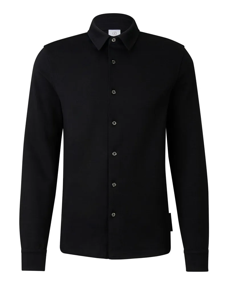 Bogner Jerseyhemd Franz für Herren - Schwarz Schwarz
