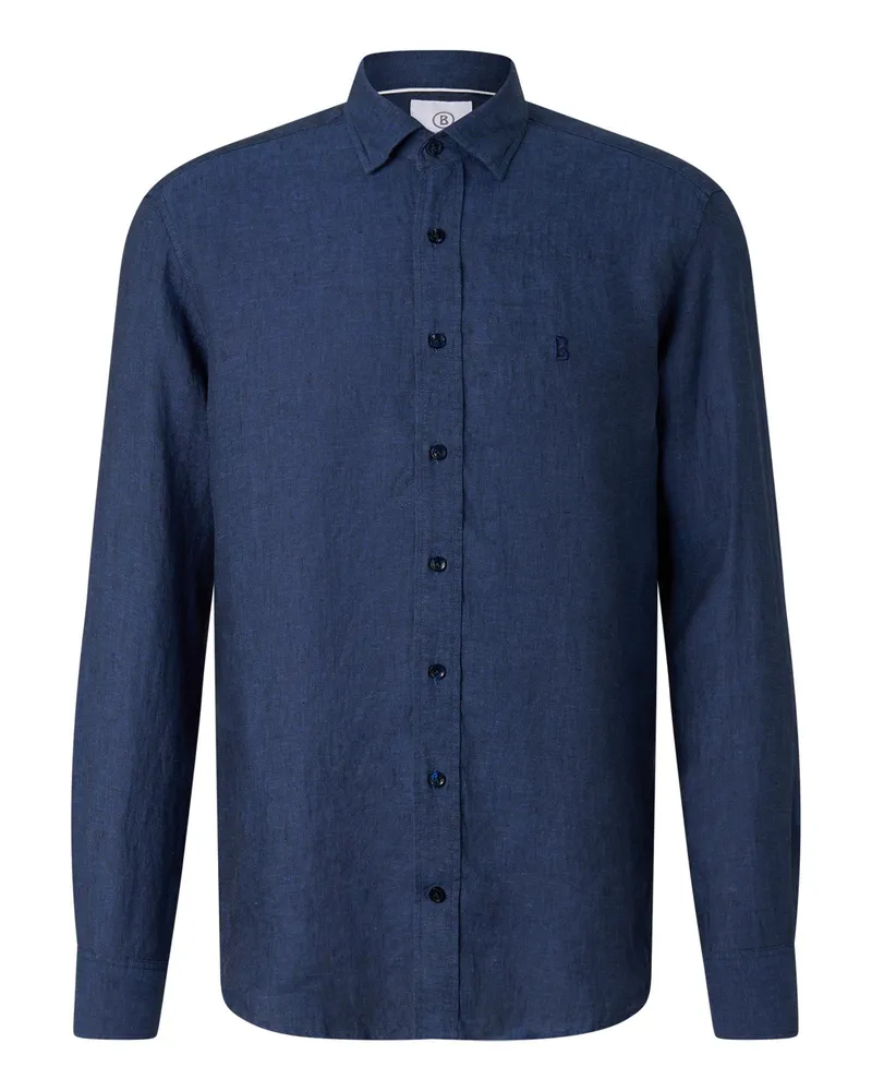 Bogner Leinen-Hemd Timi für Herren - Navy-Blau Navy-blau