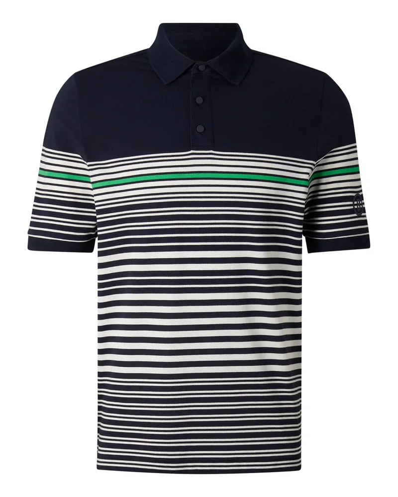 Bogner Polo-Shirt Jannes für Herren - Navy-Blau/Weiß/Grün Navy-blau