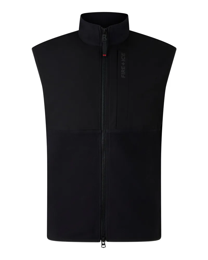 Bogner Fire & Ice Hybrid-Fleece-Weste Lais für Herren - Schwarz Schwarz