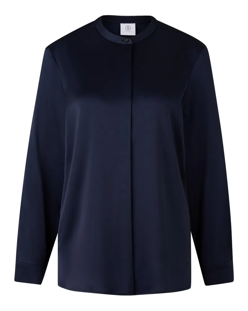 Bogner Satin-Bluse Gerrit für Damen - Navy-Blau Navy-blau
