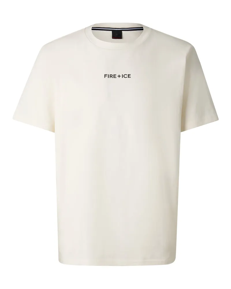 Bogner Fire & Ice Baumwoll-T-Shirt Mick für Herren - Off-White Off-white