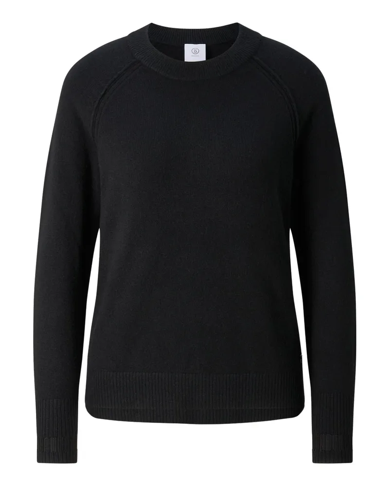 Bogner Schurwoll-Kaschmir-Pullover Vanessa für Damen - Schwarz Schwarz