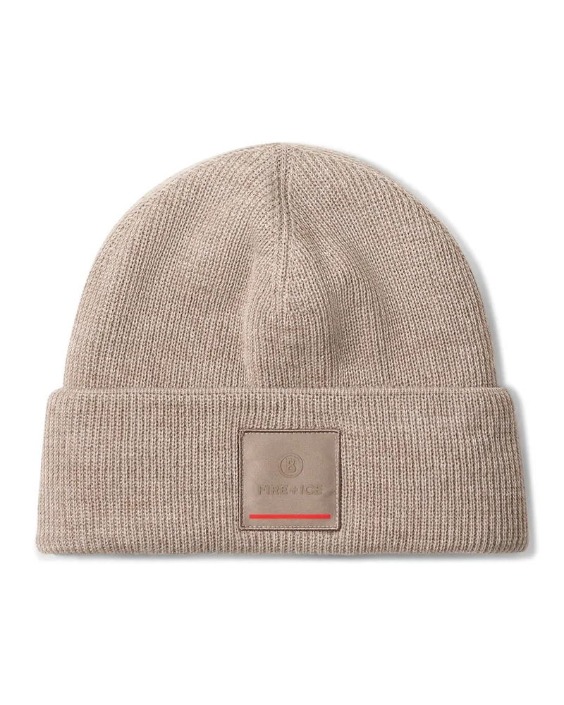 Bogner Fire & Ice Mütze Tarek für Herren - Taupe Taupe
