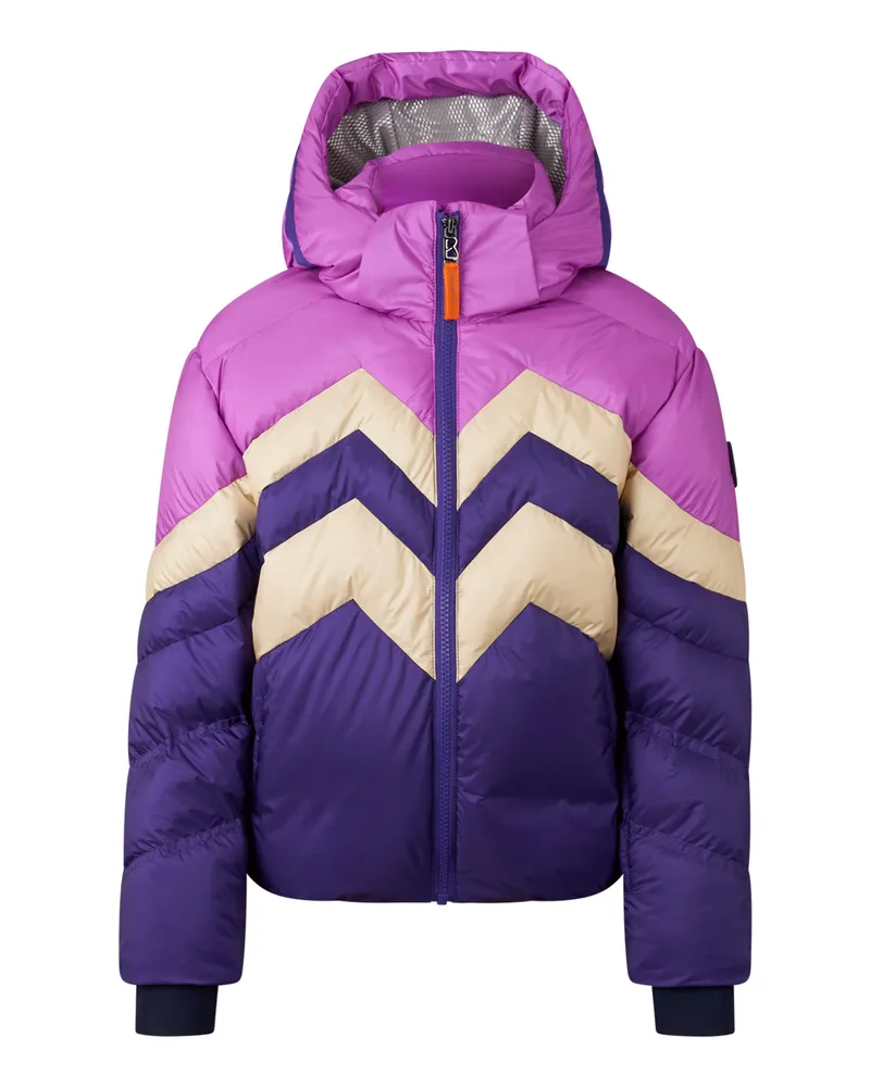 Bogner Kids Ski-Daunenjacke Maddy - Violett/Beige Violett