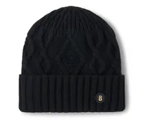 Kaschmir-Mütze Jamila für Damen - Schwarz