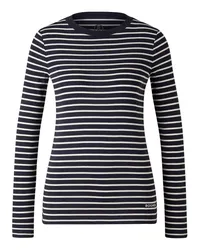 Bogner Longsleeve Louna für Damen - Navy-Blau/Weiß Navy-blau