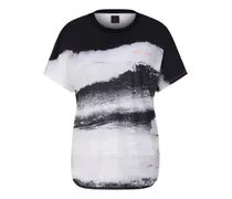 T-Shirt Dina für Damen - Schwarz/Weiß