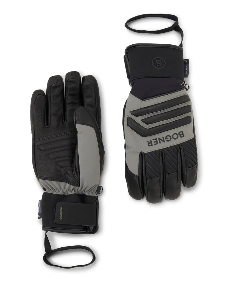 Bogner Handschuhe Alex für Herren - Grau/Schwarz Grau