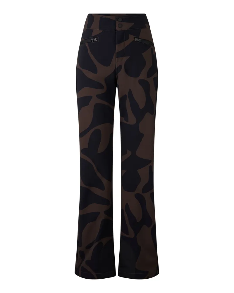 Bogner Fire & Ice Skihose Ireen für Damen - Chocolate/Schwarz Chocolate