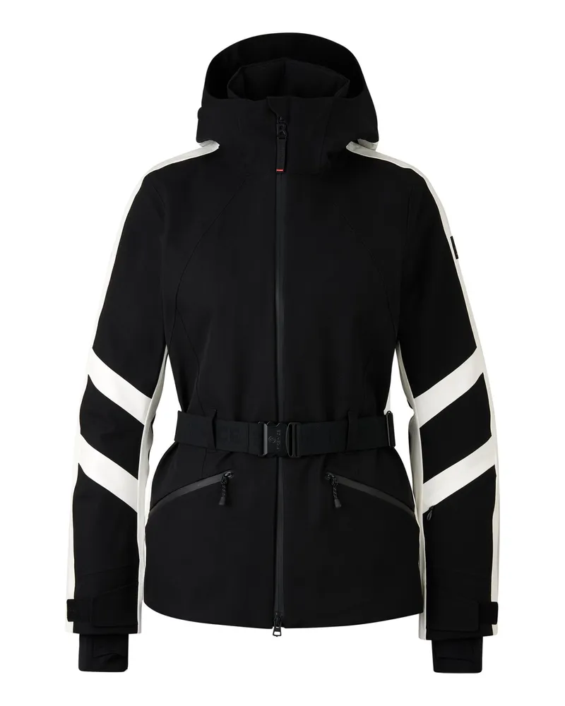 Bogner Fire & Ice Skijacke Moia für Damen - Schwarz/Weiß Schwarz