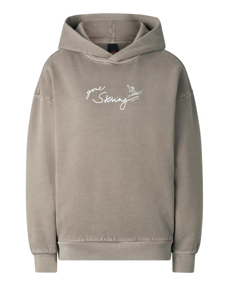 Bogner Fire & Ice Baumwoll-Hoodie Sibel für Damen - Taupe Taupe