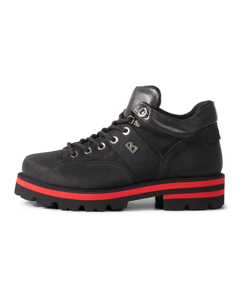 Bogner Schnürboots Courchevel für Herren - Schwarz/Rot Schwarz